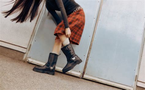 miu miu motorcycle boots dupe|New Dr. Martens Anistone Boots .